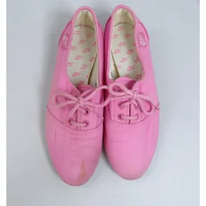 Vintage‎ Nike 80s Women's Size 7.5 Sunburst Canvas Pink Terry Inside Retro thumbnail 8