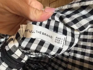 FAITHFULL THE BRAND Lizzy gingham mini dress size 4 NWOT thumbnail 4