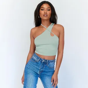 Princess Polly Malachi Top in Sage Size 6 New with tag thumbnail 4