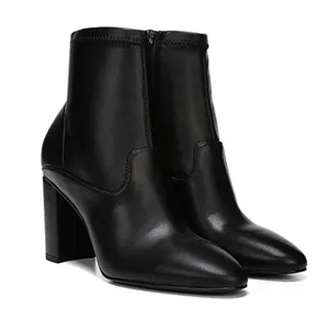 NEW Franco Sarto Eames Ankle Boot Black 11 Faux leather thumbnail 1