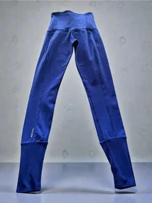 Karma‎ Athletics High-Rise Ribbed Cuff Leggings Blue - XS thumbnail 3