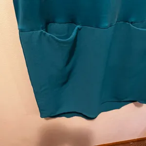 NWT‎ Dolan Anthropologie Loren Teal Drop Waist Tunic Dress Size S thumbnail 4