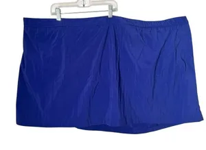 Swimsuits For All Mini Swim Skirt Plus Size 34 36 Blue Quick Drying Beach NEW thumbnail 1