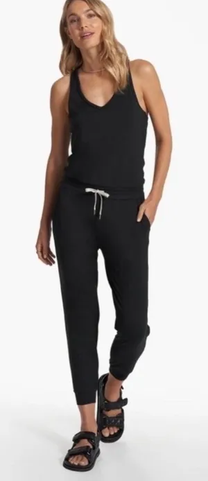 VUORI‎ Lux Sleeveless Jumpsuit In Heather black Size Small thumbnail 1