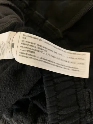 Abercrombie & Fitch Soft A&F Fleece Black Jogger‎ Sweatpants Size S thumbnail 4