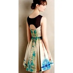 Anthropologie BHANUNI BY JYOTI‎ Villette Dress Fit N' Flare Beaded Embellished 2 thumbnail 7