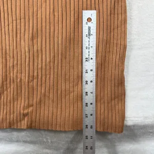 House of Harlow 1960 Brown Ribbed Knit V-Neck Cut-Out Maxi Dress Small thumbnail 5