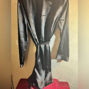 Apt 9 Black Satin Robe thumbnail 7