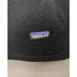 Patagonia Vest Womens Large Black Synchilla Fleece Full Zip NBC Sports Logo thumbnail 3