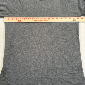 Lunya Restore Base Shirt Womens Small Charcoal Gray Supima Cotton Loungewear Tee thumbnail 4