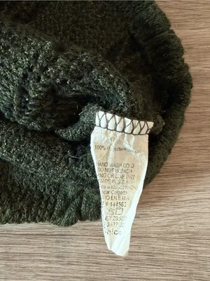 Windsor Sleeveless Cable Knit Turtleneck Dress in Dark Green, Size XS thumbnail 7