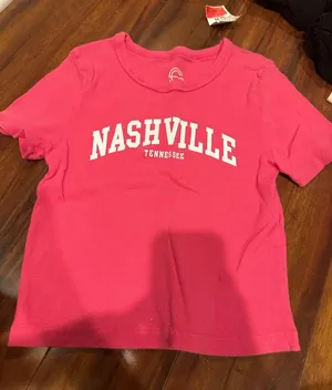 Nashville Tennessee Pink women’s Tee thumbnail 1