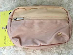 All‎ In Motion Cream Belt Fanny Pack Adjustable Strap thumbnail 1