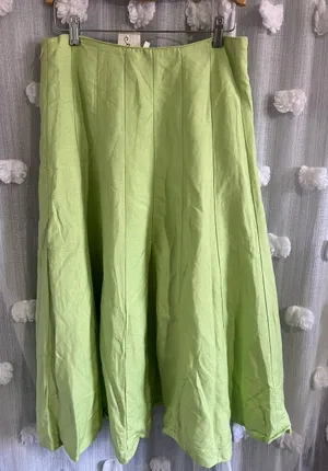 Appraisal Lime Green Women's Midi Skirt thumbnail 1