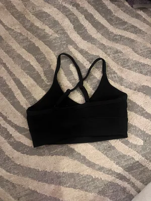 Aerie offline black sports bra m thumbnail 2