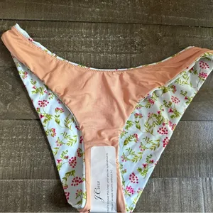 J.‎ CREW NWT Blue And Pink Floral Bikini Bottom Size S thumbnail 8