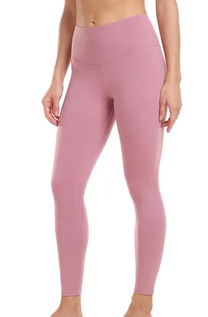 Colorfulkoala Mauve Pink Workout Leggings thumbnail 1
