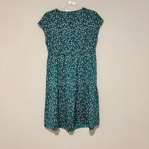 Emory Rose Floral Dress‎ green white size small thumbnail 3