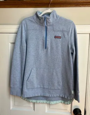Vineyard Vines Shep Shirt Marthas Vineyard 1/4 zip women's size‎ S thumbnail 1