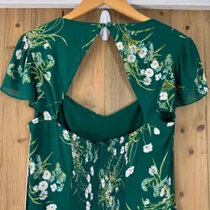 Reformation Rosi Dress Buena Green NEW thumbnail 8