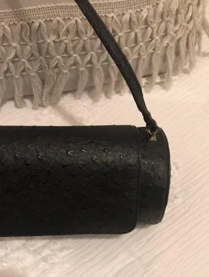 Vintage Black Baguette Bag thumbnail 4