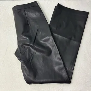 Princess Polly Zyaire Mid Rise Faux Leather Pants Black Size 4‎ thumbnail 14