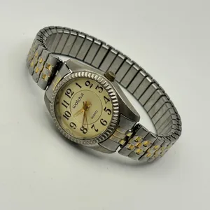Watch-it Two-tone Stainless Steel Expansion Band Women’s Watch New Battery thumbnail 4
