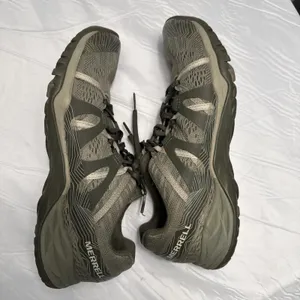 Womens Merrell J41286 Siren Hex Q2 E-Mesh Olive Hiking Shoe - Size 10 Euc41 thumbnail 6