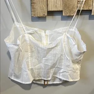 SKIMS White Fitted Bustier Camisole thumbnail 5