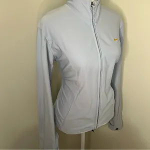 Nike Women's Light Blue Ski running‎ Jacket size M thumbnail 3