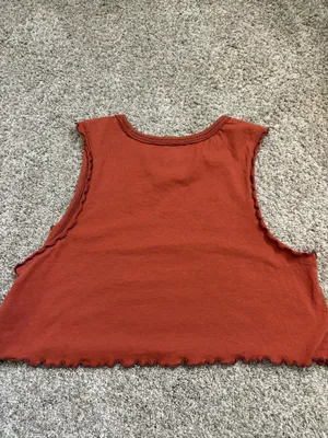 New Burnt Orange Urban Outfitters Tank Top thumbnail 2