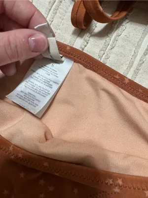 Madewell Rust Star Triangle Bikini Set thumbnail 7