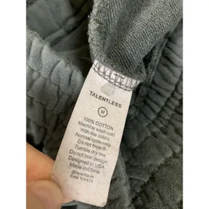 Talentless Gray Wide Leg Sweatpants M Lounge Streetwear Casual thumbnail 5