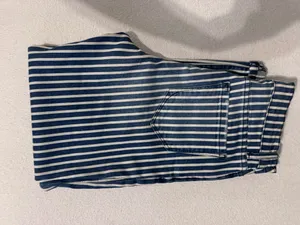 Kensie striped denim jeans NWOT thumbnail 4