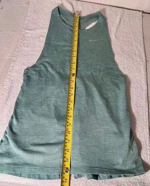 Nike Women's Active Tank Top Size XS Sage Green With Line Print thumbnail 8