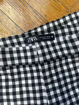 ZARA Flared Pants Striped thumbnail 2