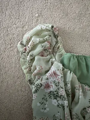 Hazel Boutique Green Floral Mini Dress thumbnail 5