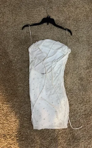 White Windsor Dress Mini thumbnail 2