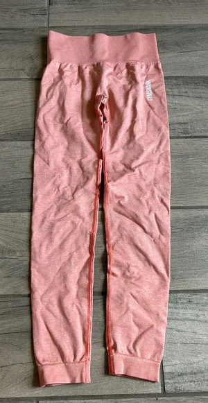 Gymshark Peach Seamless High-Waist Leggings thumbnail 1