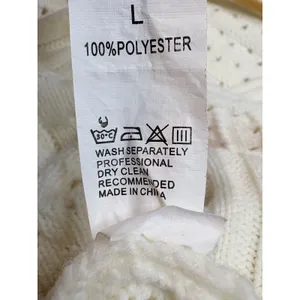 Ribbon Lace Up‎ Cardigan Womens Large Cream Pink Coquette Pointelle Knit Chunky thumbnail 7