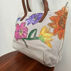 Fossil hand painter floral bag thumbnail 2
