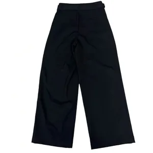 NWT A New Day Women's Black‎ Wide Leg Trousers Size 4 High-Waisted with Belt thumbnail 5