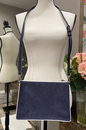 Denim Crossbody Handbag Purse thumbnail 3