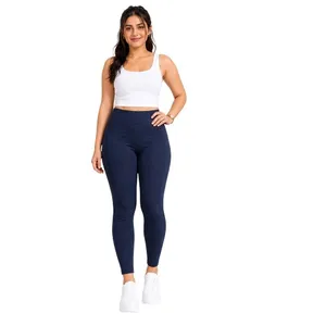 Athletic Works Womens Leggings Size L Blue Mid Rise Active Ankle Stretch Active thumbnail 7