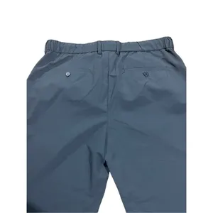 Zara womens blue business casual relaxed‎ fit pull on trousers sz 32 thumbnail 7