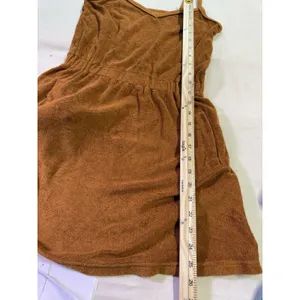 Offline By Aerie Terry Cloth Coverup/dress Burnt Orange Sz S F68 thumbnail 9