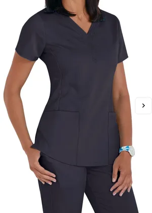Scrub Top Gray Size XS thumbnail 1