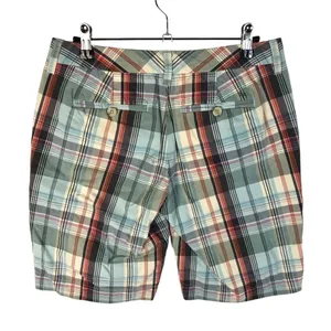 Tommy Hilfiger Blue‎ Plaid Y2K Bermuda Shorts 2 thumbnail 2