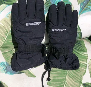 SCOTT Black Ski Snowboard Gloves with Separate Liner thumbnail 2