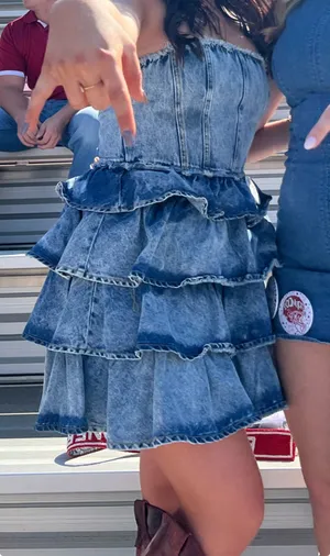 Boutique Denim Dress thumbnail 2